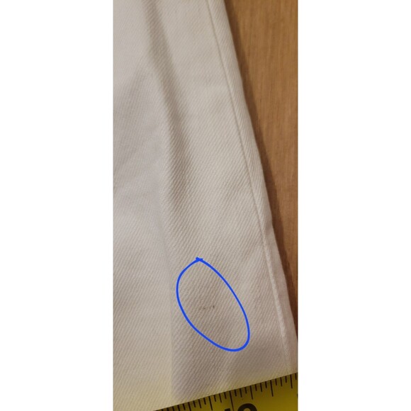 Banana Republic Premium Denim White Flare Leg Jeans Womens Size 32L (36x34) - Picture 9 of 16